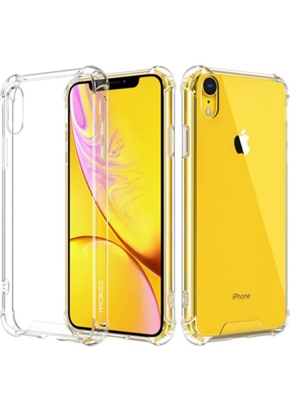 Iphone x Xs Köşe Korumalı Şeffaf Silikon Darbe Emici Telefon Kılıfı