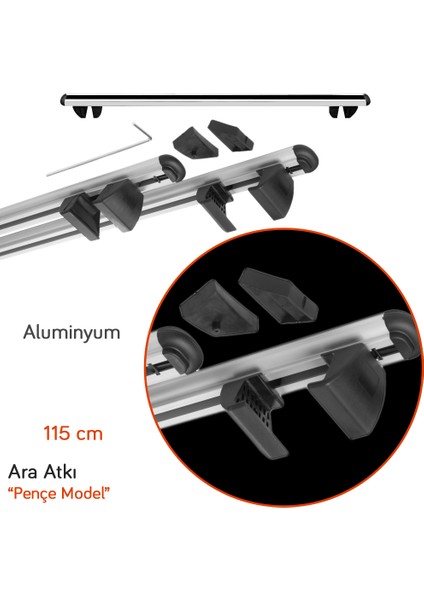 Pençe Model Ara Atkı Aluminyum 115 cm fiyatları