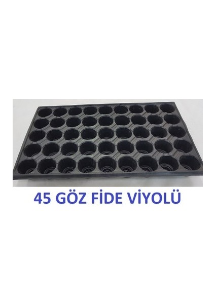 1 Adet Plastik 45 Lik 70 cm Viyol Fide Tohum Viyol Çimlendirme Viyolü Viyol Süpriz Hediye Sebze Tohumu