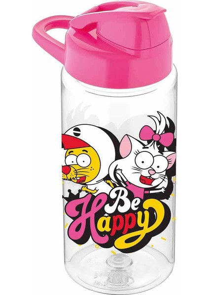 Desenli Matara 500 ml Pembe