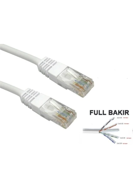 Cat6 Kablo 5 Metre Data/internet/modem/ethernet Kablosu