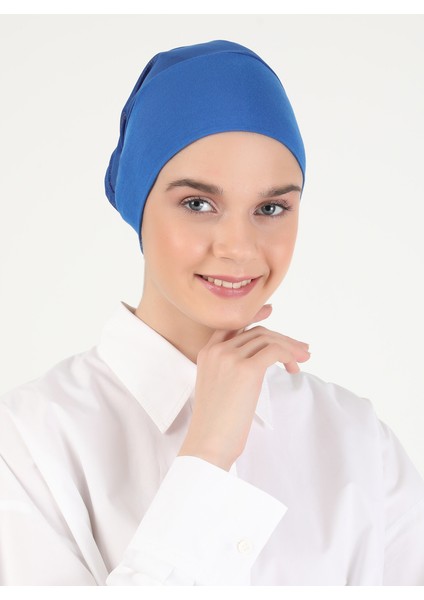 Dikişsiz Bone - 14 Saks Mavisi - Ecardin fiyatları