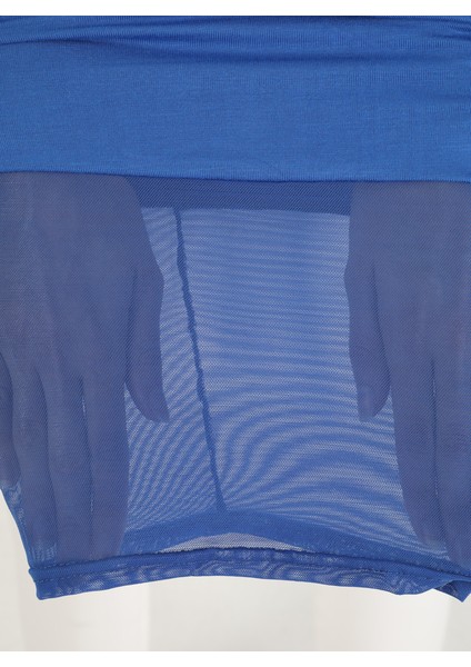 Dikişsiz Bone - 14 Saks Mavisi - Ecardin indirimleri