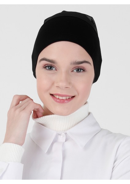 Dikişsiz Bone - 01 Siyah - Ecardin