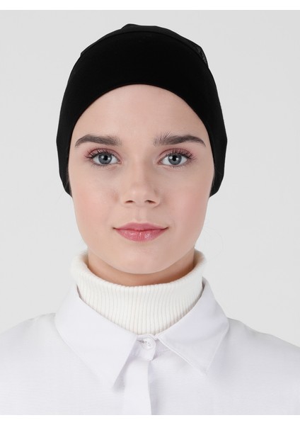 Dikişsiz Bone - 01 Siyah - Ecardin modelleri