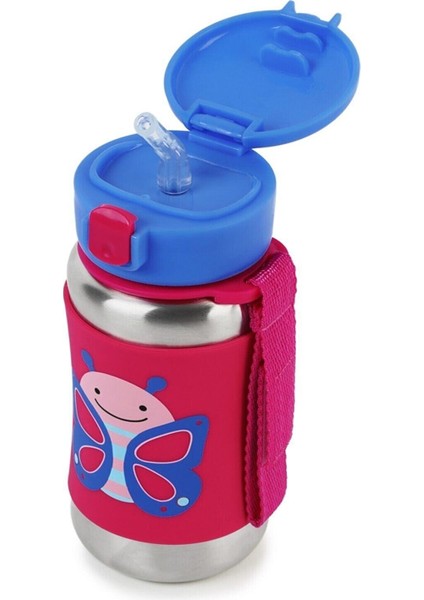 Pipetli Paslanmaz Çelik Suluk - Kelebek