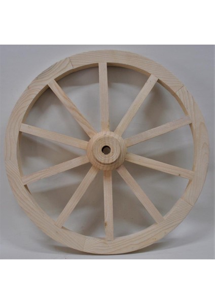 Ahşap At Arabası Tekeri 80 Cm.