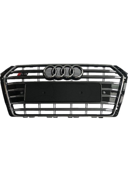 Audi a4 s4 ön panjur ızgara 2016+ krom siyah
