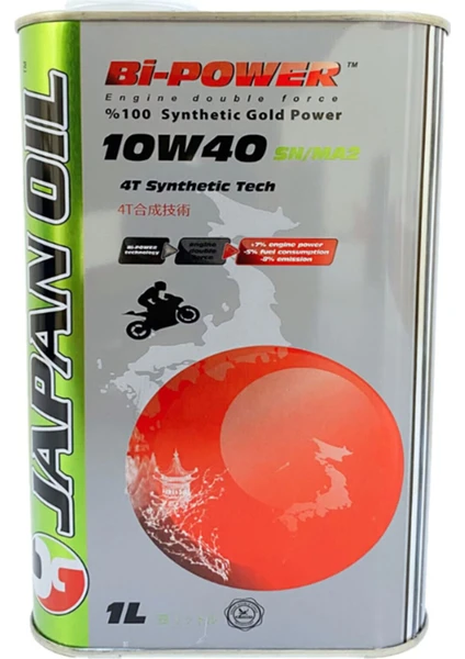 Japan Oil Bi-Power Green Tech 4t 10W40 1 Lt