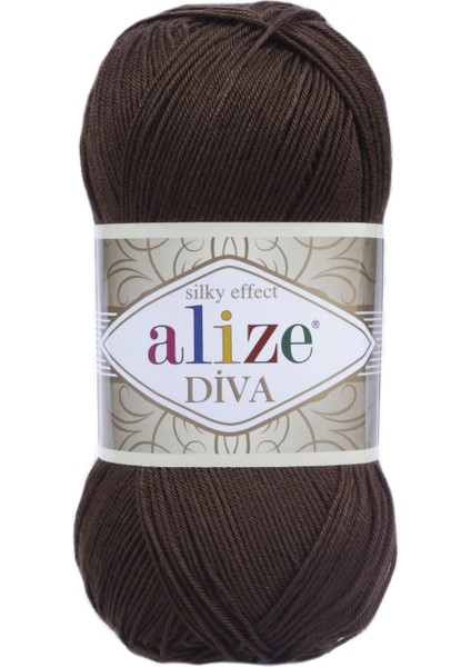 Diva Merserize Ip - 26 Kahve - 100 Gr. 350 Mt.