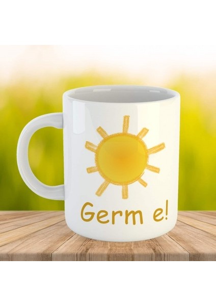 Germ E- Sıcak- Kürtçe Porselen Kupa