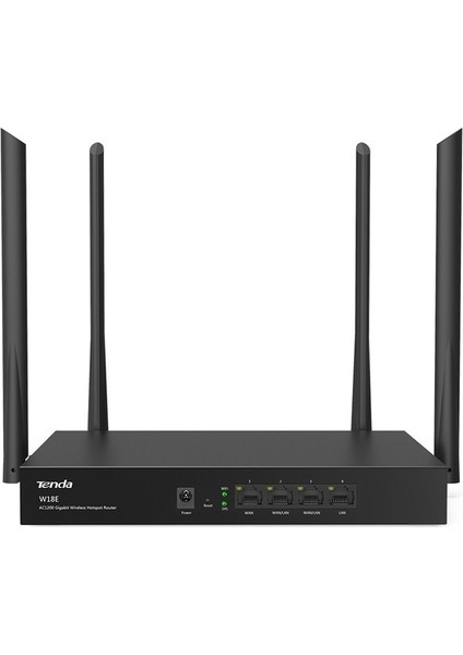 W18E 4port 128MB Kablosuz (Wlan) Router (80 Kullanıcıya Kadar Vpn)