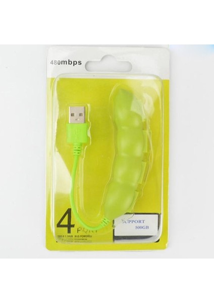 Taze Fasulye Şeklinde USB Çoklayıcı USB Çoğaltıcı Cihaz Ilginç Ürünler fırsatları