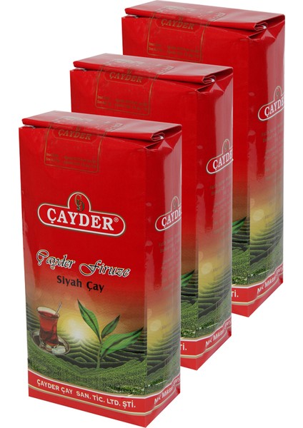 Firuze Ilk Hasat Çayı 1 kg x 3'lü Siyah Dökme Çay