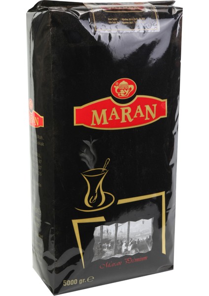 Maran Premium 5 kg Siyah Dökme Çay