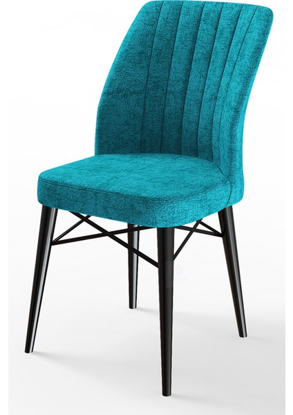 Concept Nef Serisi 70 x 114 Cm, Açılabilir Mdf Mutfak Masa Takımı, Siyah Mermer Desen Masa ve 4 Sandalye fırsatları