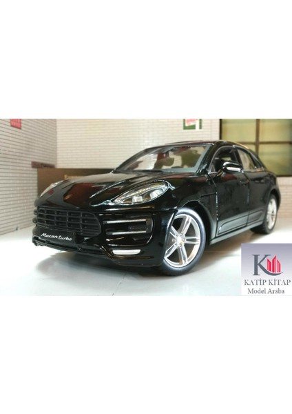 Burago Porsche Macan 1/24 Siyah Model Araba
