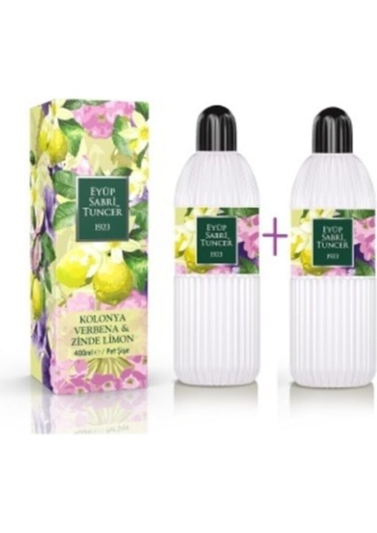 Verbana & Zinde Limon Kolonyası Pet Şişe 400 Ml (2 Adet)