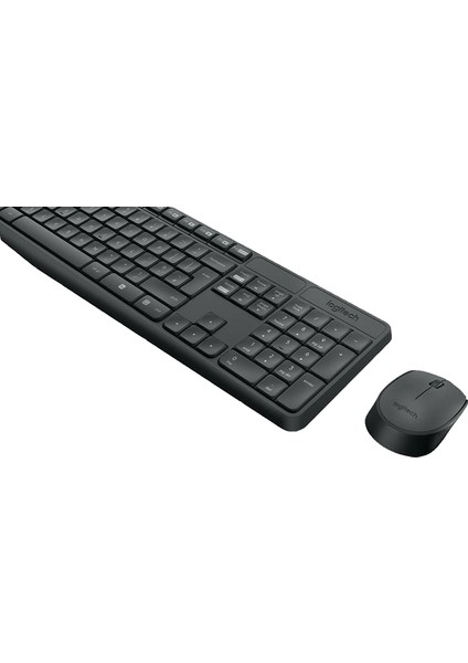 MK235 Kablosuz Klavye Mouse Set Koyu Gri 920-007925