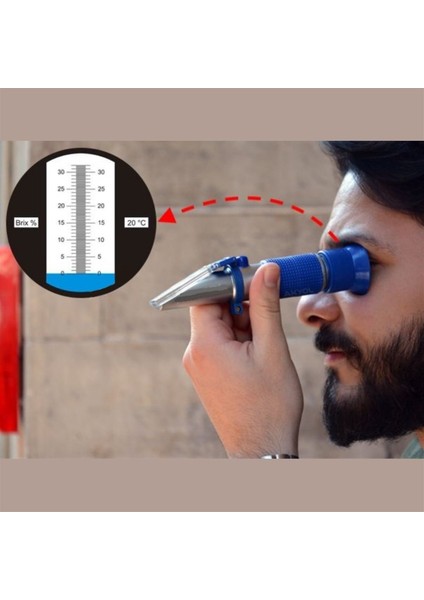 Greinorm Refraktometre 0-32 Brix Ölçer Alman