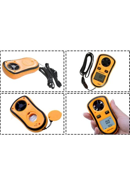 Lyk BGM8908 Dijital Rüzgar Ölçer Anemometre