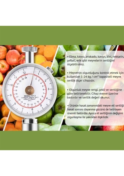Gy-3 Meyve Sertliği Ölçer Penetrometre indirimleri