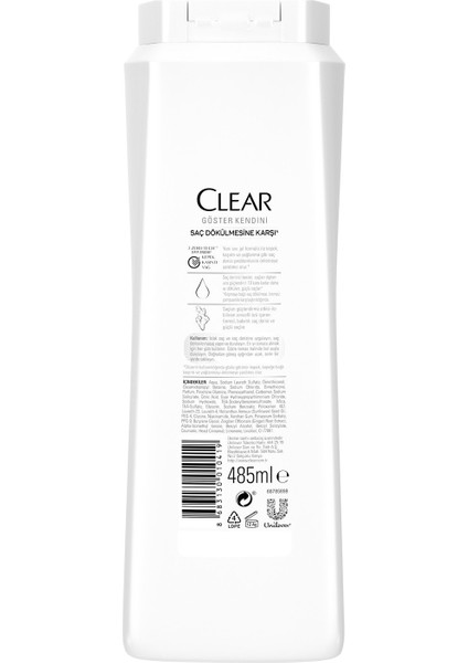 Besleyici Şampuan Kepeğe Karşı Etkili 485 ml x 2 Adet