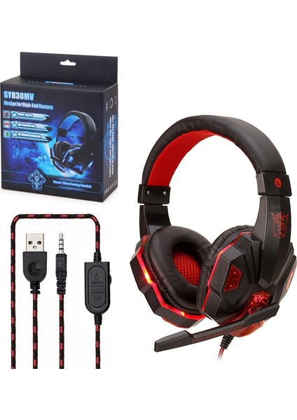 Soyto SY830 Kablolu Kulaklık, Renk: Pc Siyah Kırmızı (Yurt Dışından) modelleri