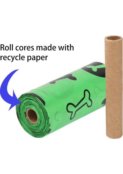 5rolls Pet Çöp Torbası Parçalanabilir Atık Çöp Torbası Toplama Köpek Kakası Toplama Torbası Köpek Kakası Torbası (Yurt Dışından)