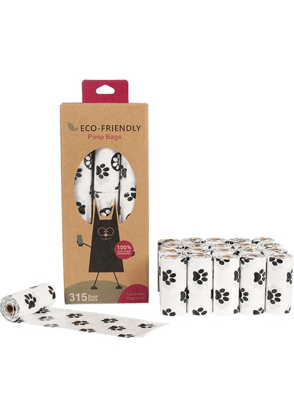 21ROLLS Pet Çöp Torbası Parçalanabilir Atık Çöp Torbası Toplama Köpek Kakası Toplama Torbası Köpek Kakası Torbası (Yurt Dışından)