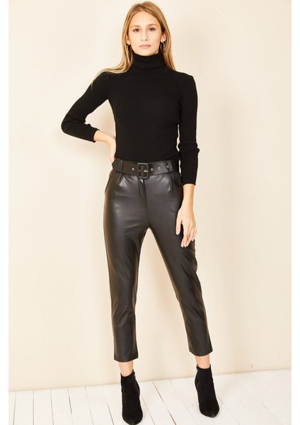 Havuç Model Deri Pantolon fırsatları
