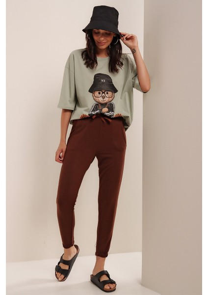 Paçası Lastikli Eşofman Altı