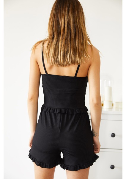 Askılı Fırfırlı Pijama Takımı fiyatları