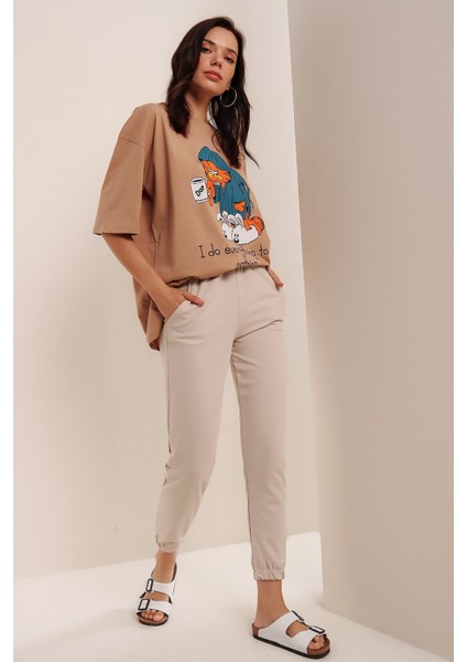 Paçası Lastikli Eşofman Altı modelleri