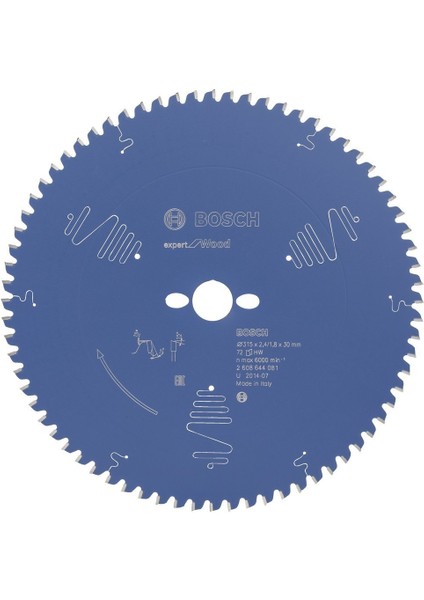 Daire Testere Bıçağı Gönye Kesme Makinaları İçin Expert For Wood