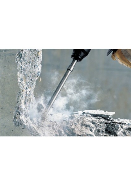 Yuvarlatılmış Geniş Yassı Keski 28Mm Altıgen Giriş Şaftı 135X400Mm