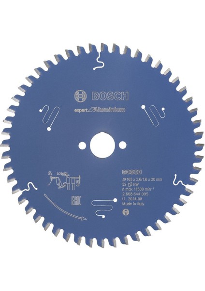 Daire Testere Bıçağı Sunta Kesmeler İçin Expert For Aluminium