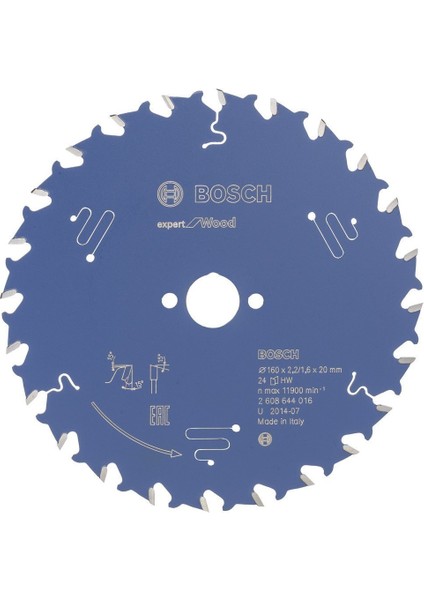 Daire Testere Bıçağı Sunta Kesmeler İçin Expert For Wood