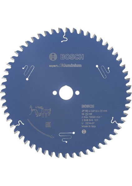 Daire Testere Bıçağı Sunta Kesmeler İçin Expert For Aluminium