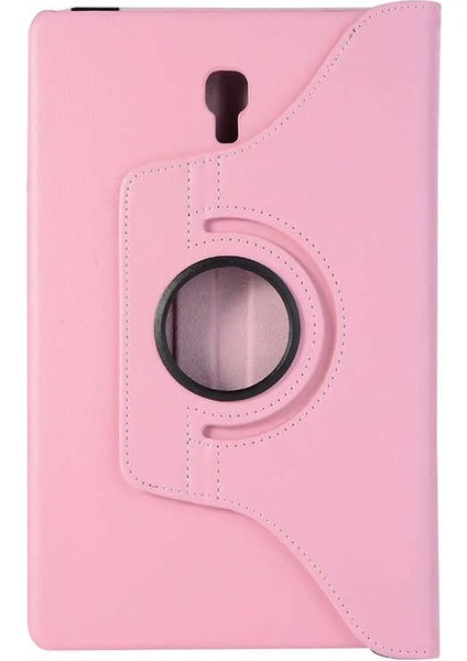 Mobaxaksesuar Samsung Galaxy Tab A 10.5 Inç T590 T595 T597 Kılıf 360 Dönebilen Standlı Case - Açık Pembe