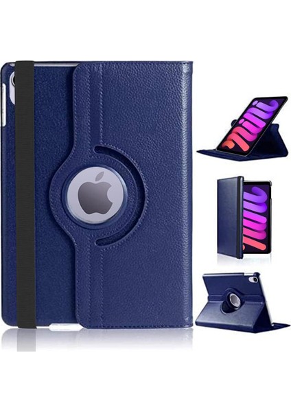 Apple iPad Mini 7 (A17 Pro) Mini 6 Kılıf 360 Dönebilen Standlı Case 2021-2024