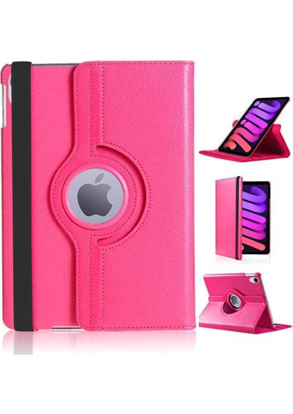 Apple iPad Mini 7 (A17 Pro) Mini 6 Kılıf 360 Dönebilen Standlı Case 2021-2024