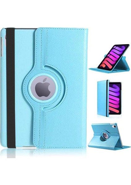 Apple iPad Mini 7 Mini 6 Kılıf 360 Dönebilen Standlı Case 2021-2024