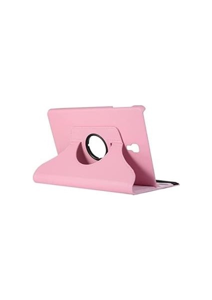 Samsung Galaxy Tab A 10.1 T580 T583 T585 Kılıf 360 Dönebilen Standlı Case - Açık Pembe