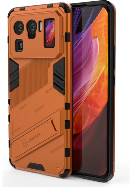 Shin-Wo Xiaomi Mi 11 Ultra Kılıf Sert Kickstand Darbeye Dayanıklı Telefon Kılıfı (Yurt Dışından)