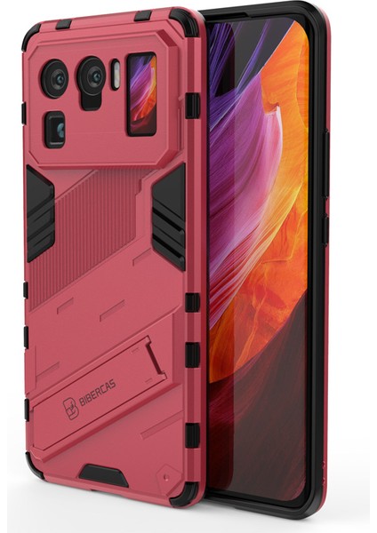 Shin-Wo Xiaomi Mi 11 Ultra Kılıf Sert Kickstand Darbeye Dayanıklı Telefon Kılıfı (Yurt Dışından)