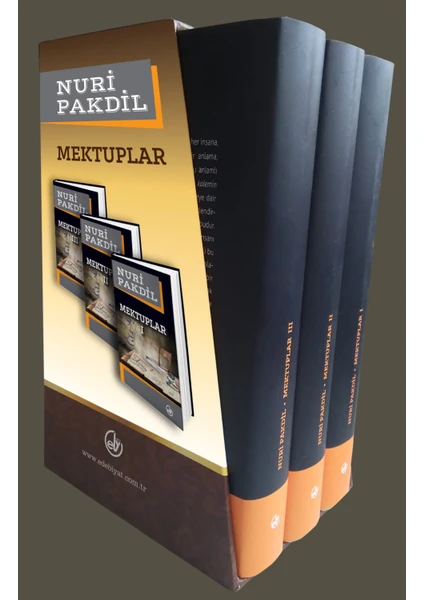 Mektuplar (3 Kitap Takım-Ciltli-Kutulu) - Nuri Pakdil