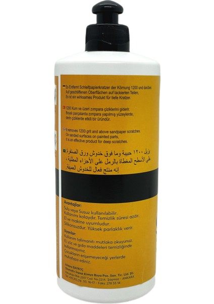 Protect B1 Lıquıd Ultra Cut Pasta 500ML Menşei Almanya