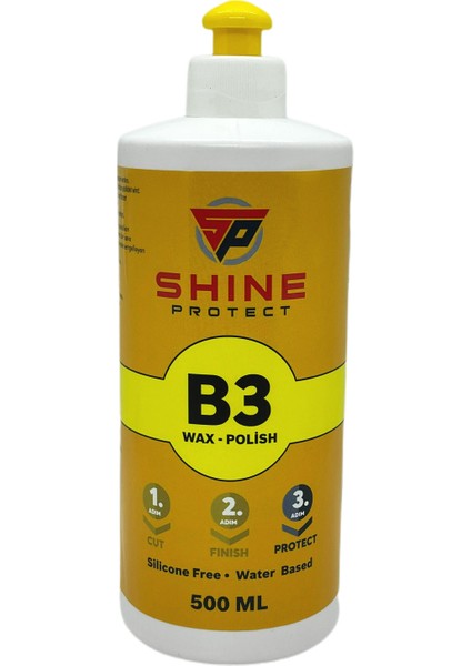 Protect B3 Wax Polish Cila 500ML Menşei Almanya