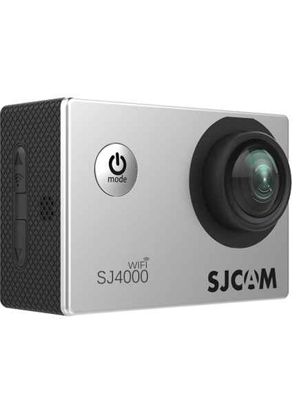 Sj4000 Wifi 4k Uhd 156° 2” Geniş Ekran H.265 900mah Hareket Algılama 30 Metre Su Geçirmez Kılıflı Aksiyon Kamerası Gümüş